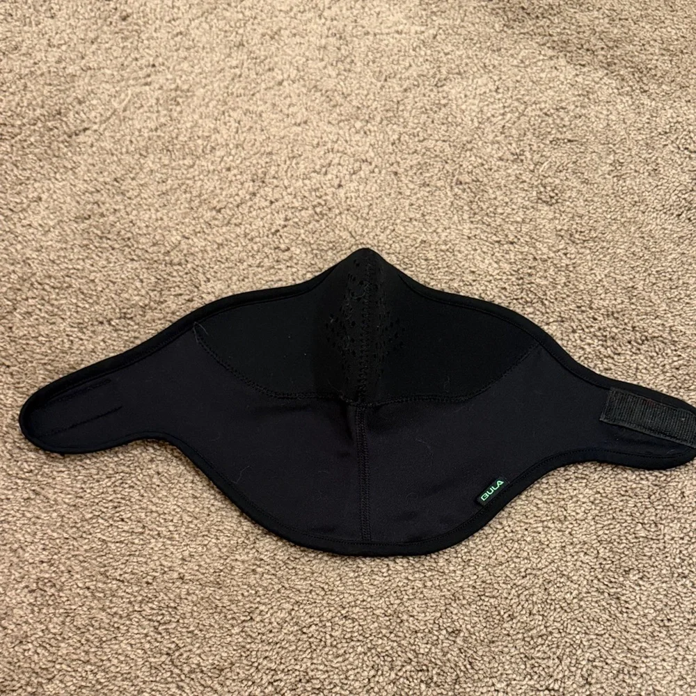 Gula Powertec Youth Black Ski Mask/Neoprene/Fleece Face Warmer